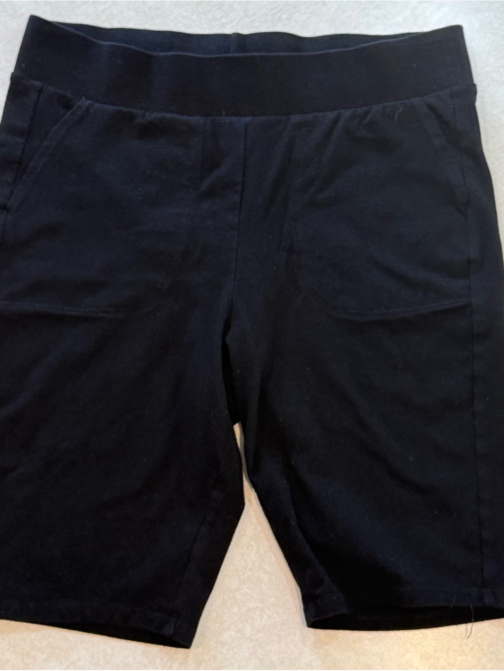 torrid Sz0 Black High-Waist Bike Shorts with Front Pockets